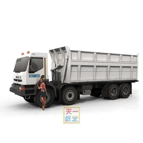 

Heavy Truck 3D Paper Model DIY Yizhi Parent-child Handmade Car Origami Model