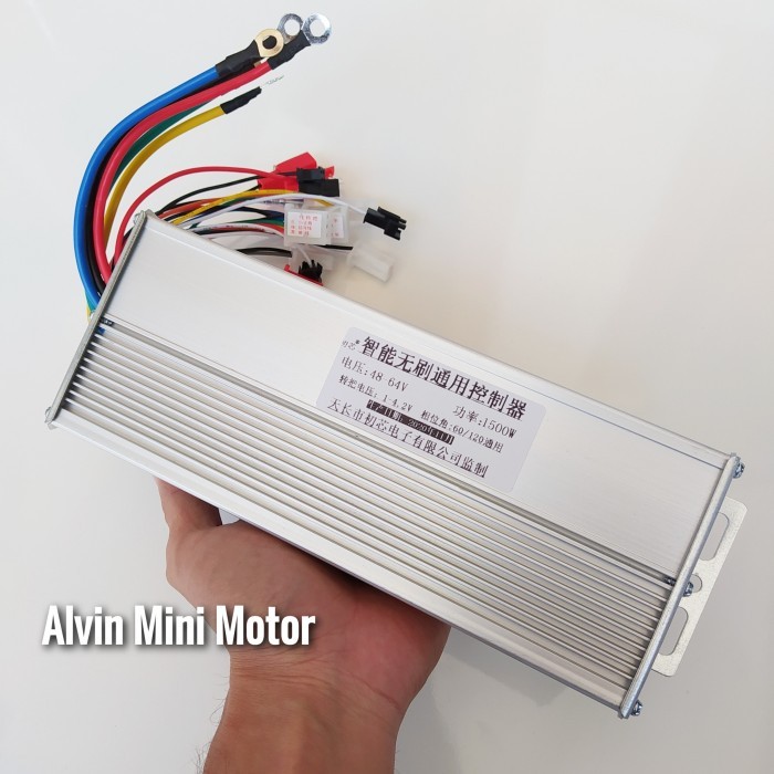 controller motor listrik 48v 60v 64v 1500w kontroler sepeda listrik