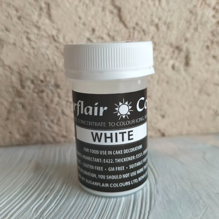 

SUGARFLAIR PASTE COLORING CONCENTRE FOOD GRADE - SECTION 3 - White