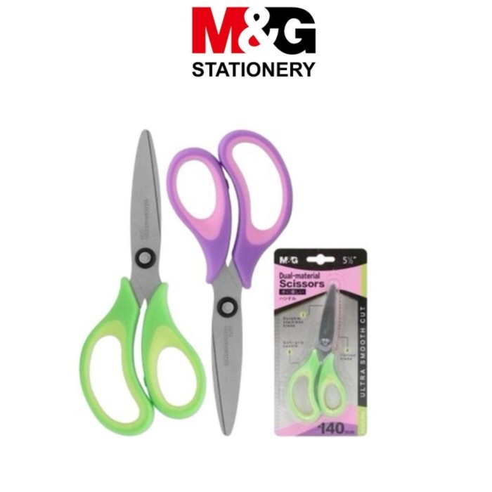 

Gunting Soft Grip M&G ASS913N6 Scissors Dual- Material 140 mm - Satuan - M&G ASS913N6