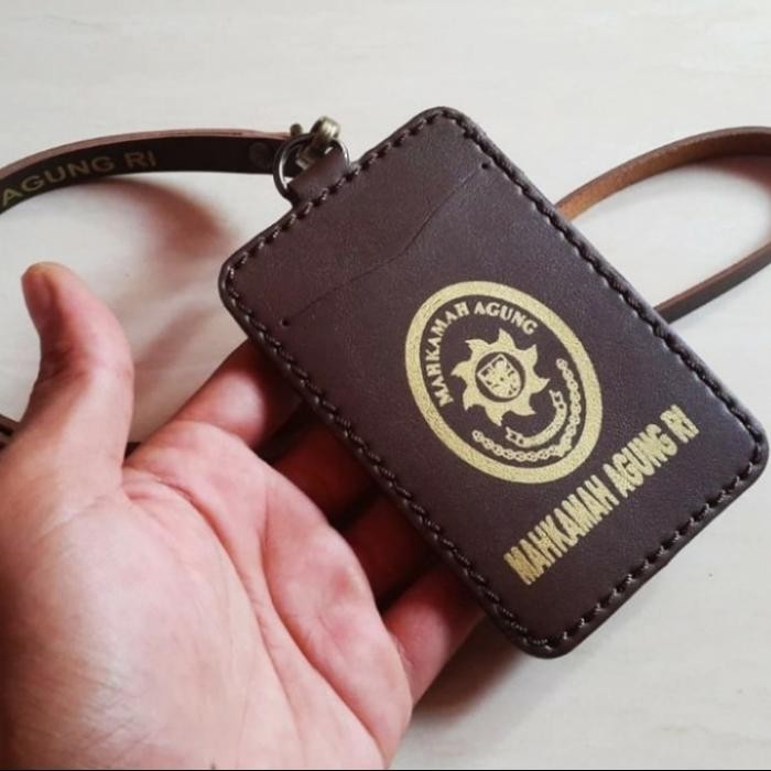 

ANDMA Nametag/holder logo MAHKAMAH AGUNG - Cokelat