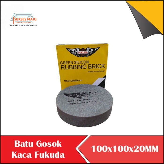 BATU GOSOK KACA BULAT BATU ASAH KACA STAMVICK FUKUDA AMPLAS BULAT ASAH KACA MANUAL TANGAN 4 INCH