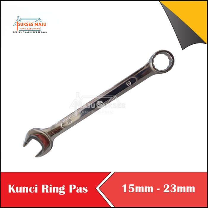 Kunci Ring Pas 15 16 17 19 20 22 23 24 mm