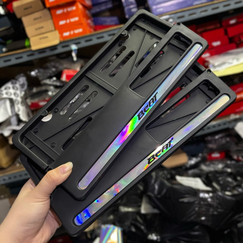 DISKON Cover Plat Nomor Motor List Hologram Beat Dudukan Plat Nomor Motor Beat Harga Termurah cr16 v