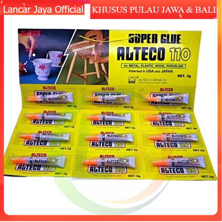 

[RETAIL] LEM ALTECO ASLI 100% ORIGINAL SUPER GLUE 1 RENCENG 12PCS