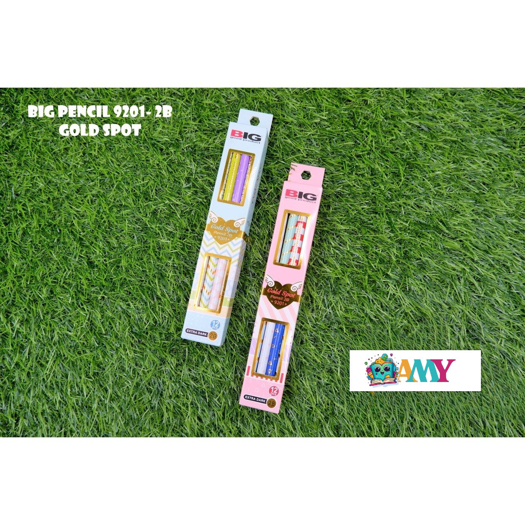 

BIG PENCIL 9201 - 2B GOLD SPOT AMY STASIONARY