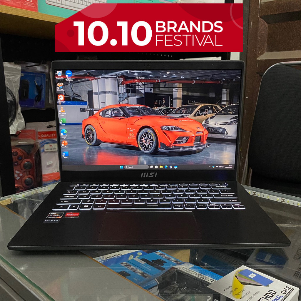 MSI Modern 14 AMD Ryzen 5 7530U RAM 8 GB SSD 512 GB Laptop Ultrabook Premium Second Like New