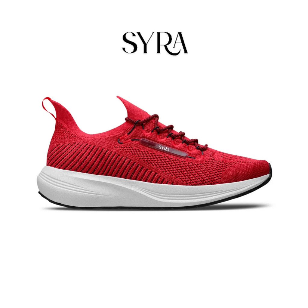 Syra - Sepatu Sneaker Slip On Pria Red