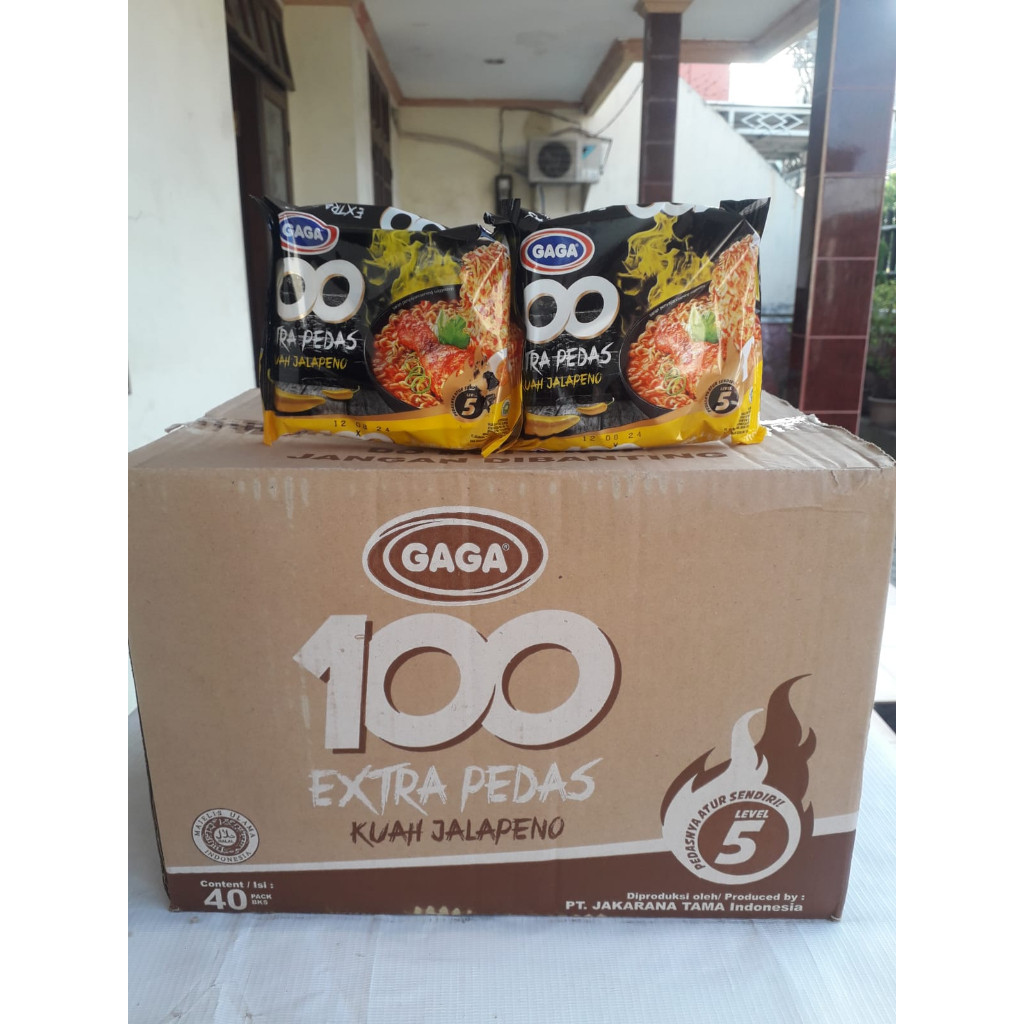 

Mie Gaga 100 Goreng Jalapeno dan Kuah Jalapeno per Dos