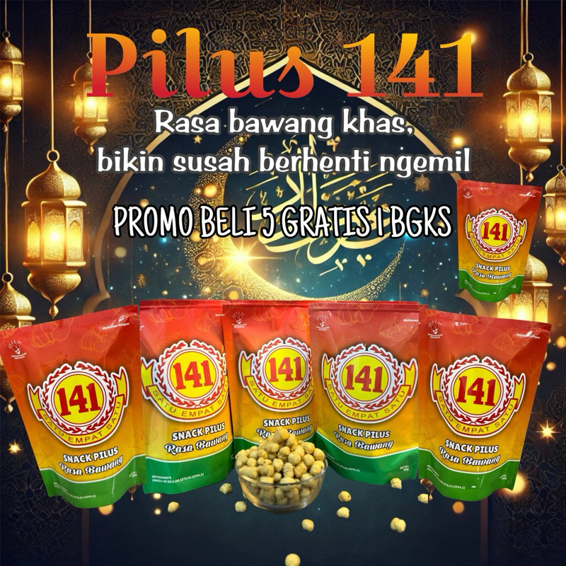 

NEW Pilus Atom 141 BELI 5 GRATIS 1 / Snack Rasa Bawang / Halal / keripik dan Kerupuk / Enak / Bestseller / Cocok dengan Seblak/ Garing abis PREMIUM