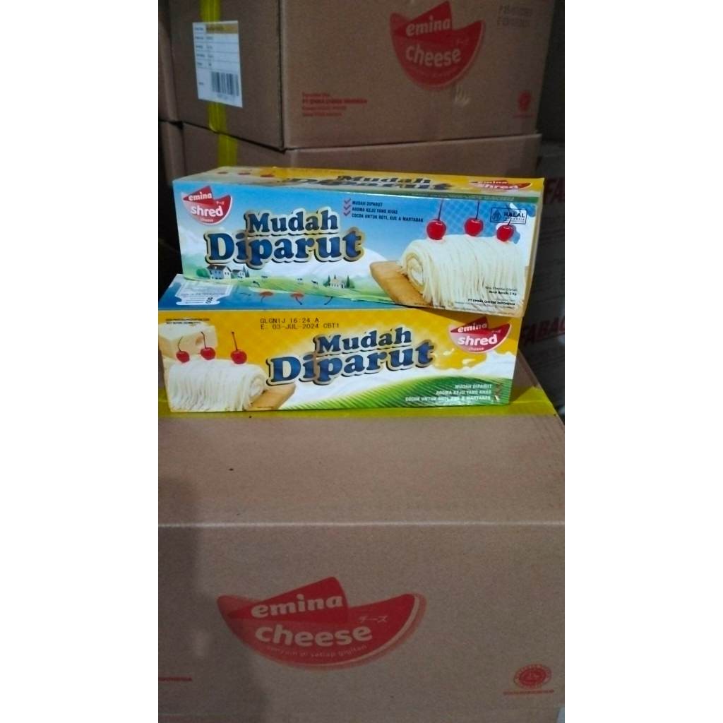

Keju Emina SHRED 2kg Kartonan (2kg x 8pcs)