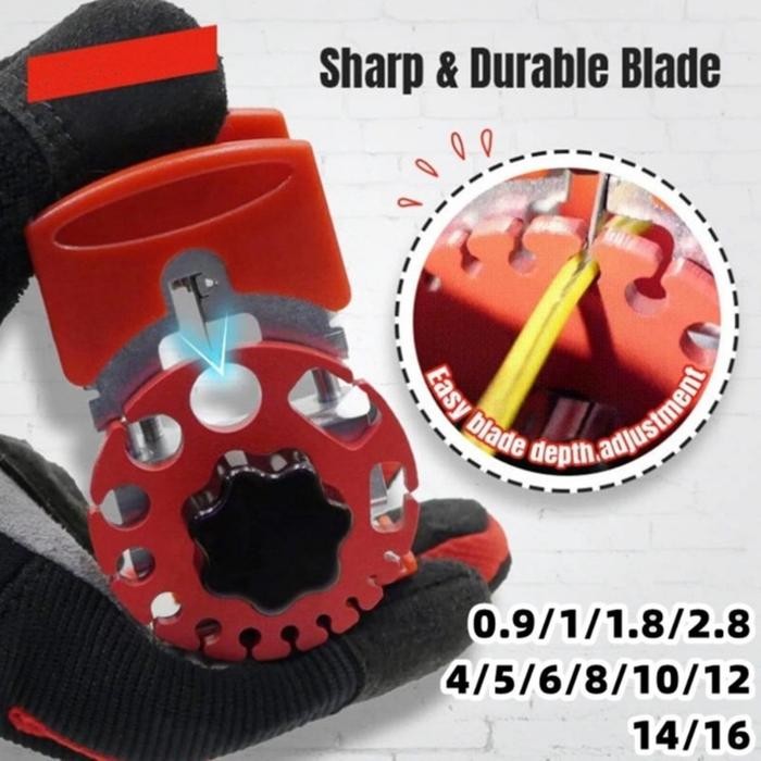 

Pengupas Kawat Manual Mesin Pemotong Kabel Tembaga Genggam Alat Pengupas Kawat Khusus Portabel Rumah Tangga Logam Merah - plastik Cakram Sale