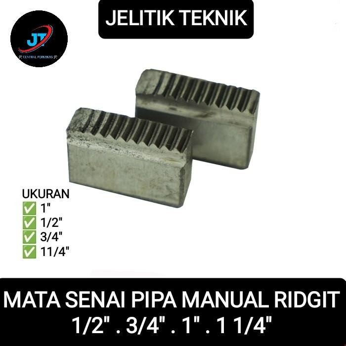 

Mata Senai Pipa Manual 1/2", 3/4" ,1" , 1 1/4" | Ratchet Screw Die 62W - 1 1/4 Inch Sale