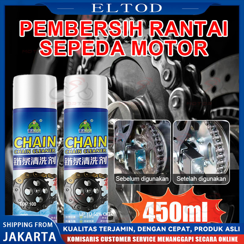 [COD]Pilihan Pembalap Profesional Chain Lube Pelumas Rantai Contact Cleaner Anti Karat Pembersih Ran