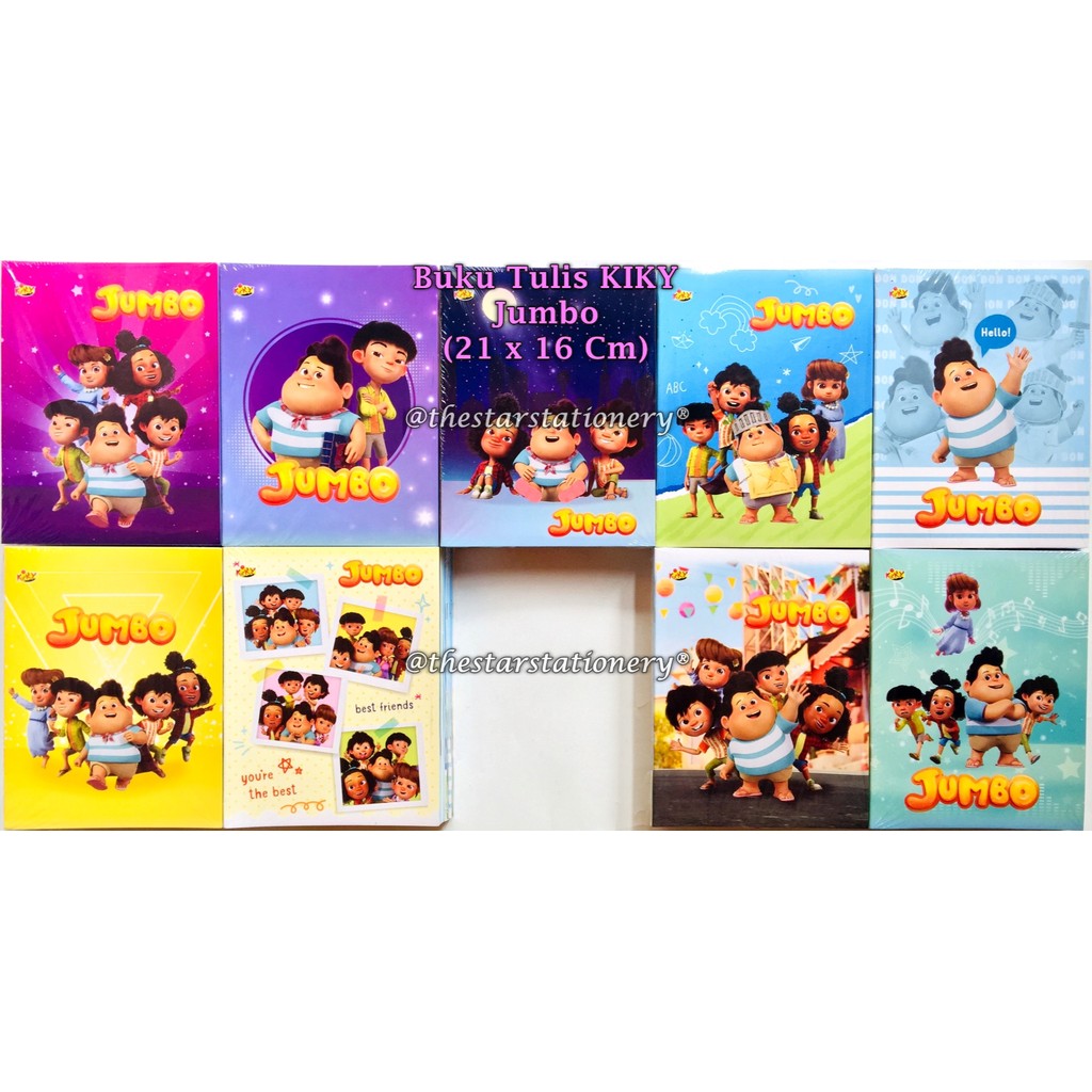 

(1 Pak Isi 10 Buku) Buku Tulis KIKY 32 Warna / Buku Tulis Kiky Warna 32 (1 Pack Isi 10 Buku)