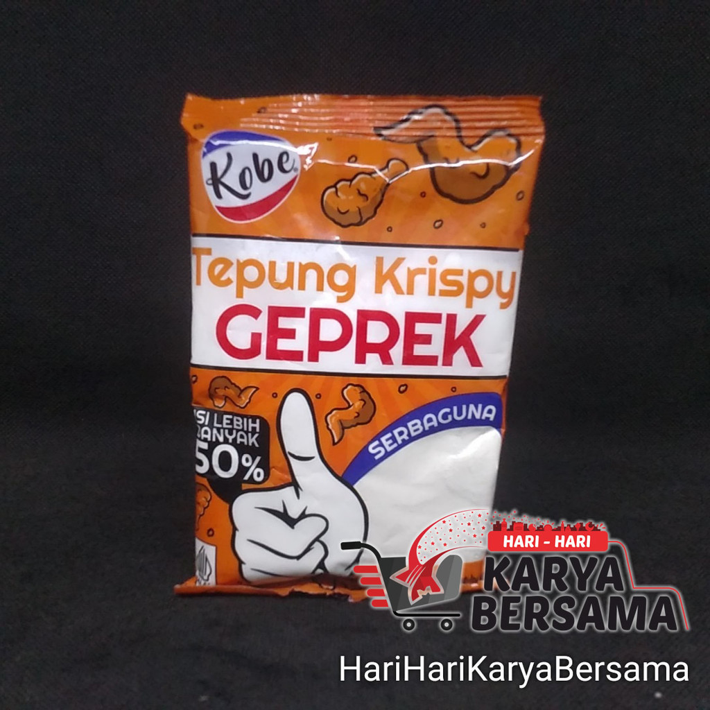 

KOBE TEPUNG BUMBU KRISPY GEPREK SERBAGUNA 110GR