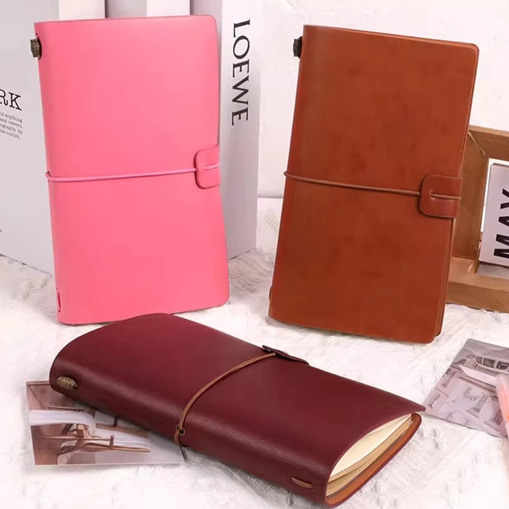 

New A6 Hand Ledger Retro Portable Note Book Cover Multifunctional Stationery Supplies Loose-leaf Notebook Cover