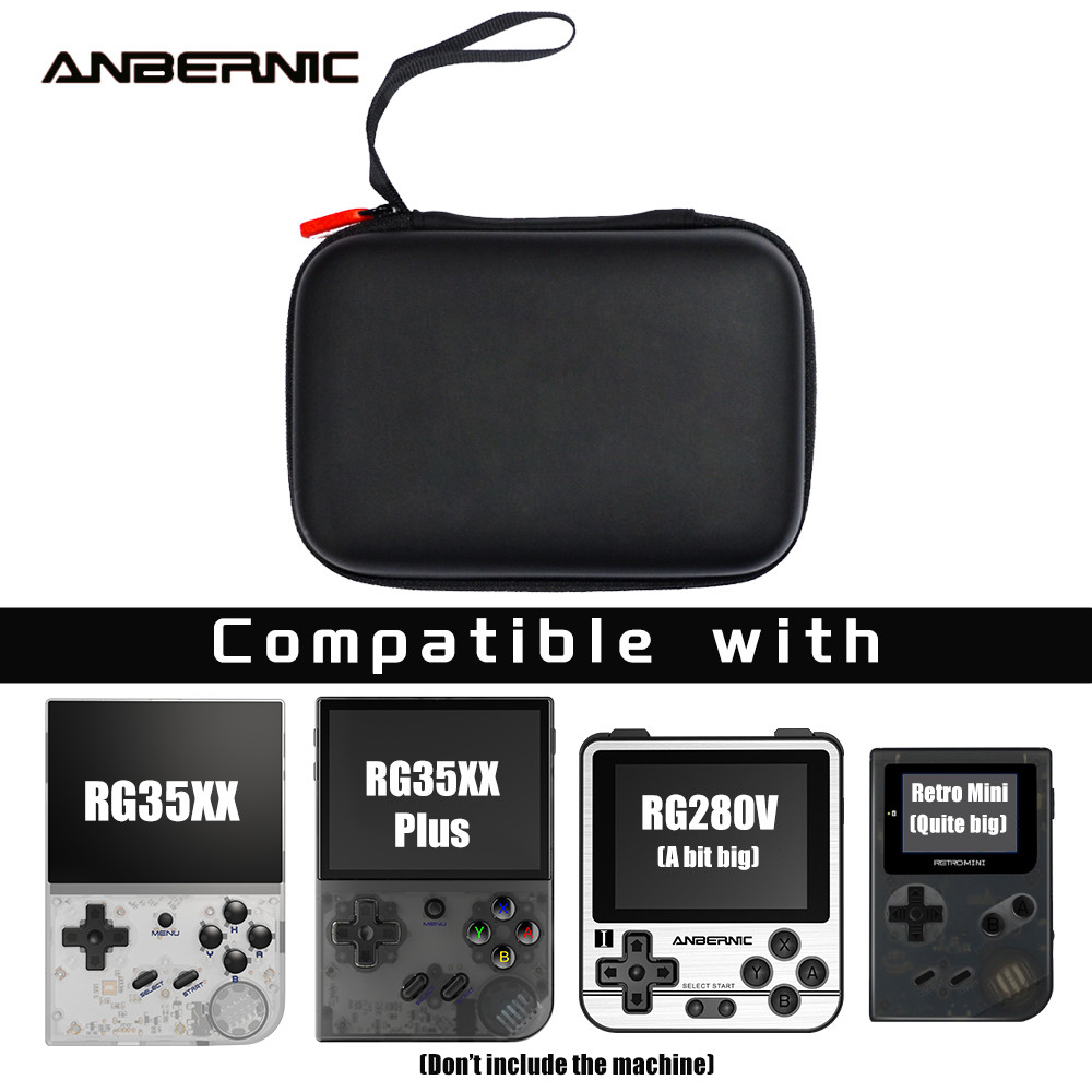 Anbernic Travel Case Compatible With RG35XX/RG35XX PLUS/RG280V Protective Carrying Bag