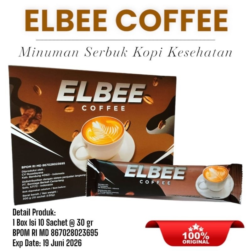 

(PROMO) EELBEE KOPI 1 BOX ISI 10 SACHET
