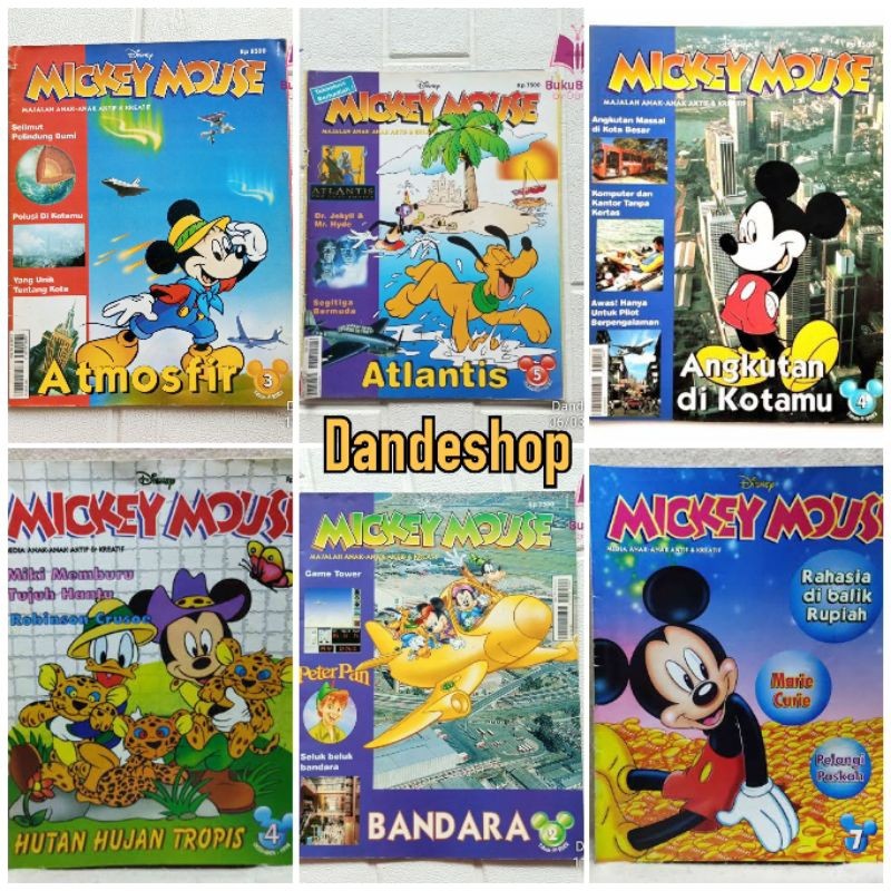 Majalah Disney Mickey Mouse - majalah anak-anak aktif dan kreatif