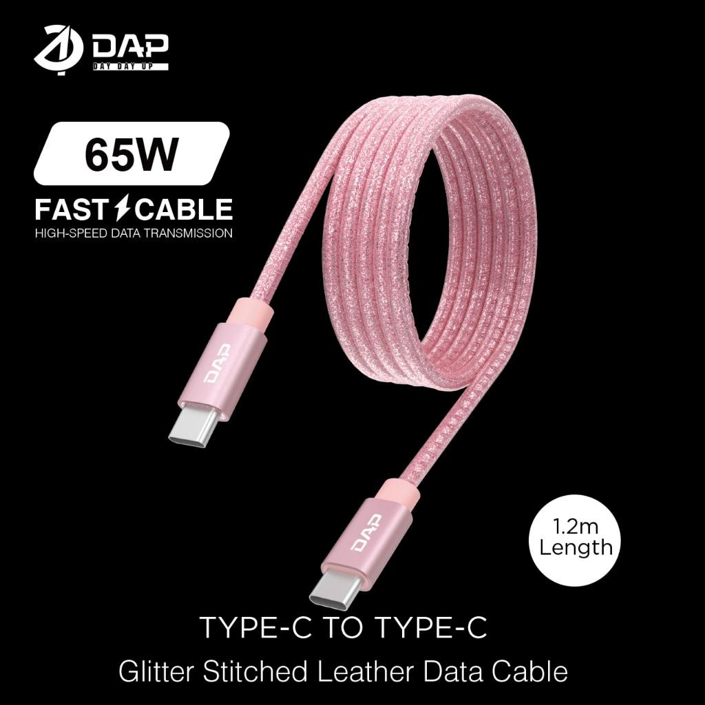 DAP DFC120 Kabel Data Type-C to Type-C 65W Fast Charging & High-Speed Transfer
