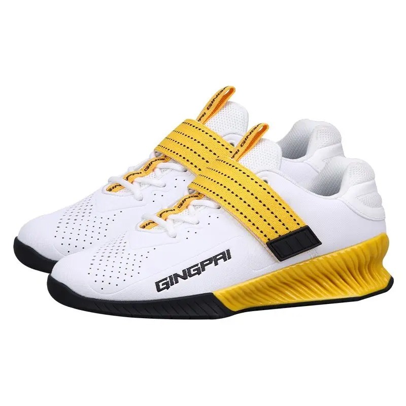 sepatu angkat besi Big Size 38-46 men Powerlifting Shoes Professional Squated Weightlifting Shoes Ba