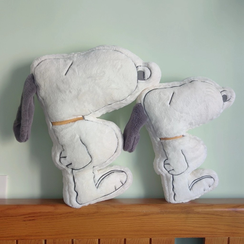 

Cartoon Snoopy Cushion Lovely Soft Cuddly Pillow Stuffed Animal White Dog Plushies Sofa Bed Home Decor Gifts Girl Kids