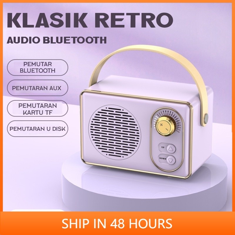 High-quality Retro Classic Bluetooth audio Speaker Mini Speaker Bluetooth Portable Cute Small karaok