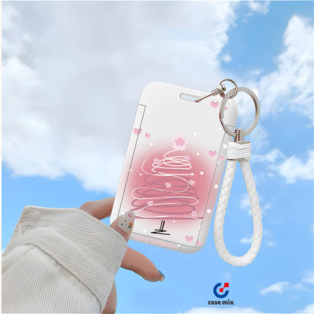 

Case Mix ID Card Holder Motif Tema Natal Anak Pohon Orang Tua Korea | Tempat Pelindung Kartu Nama Photocard Sekolah Kantor Photocard Photo Card