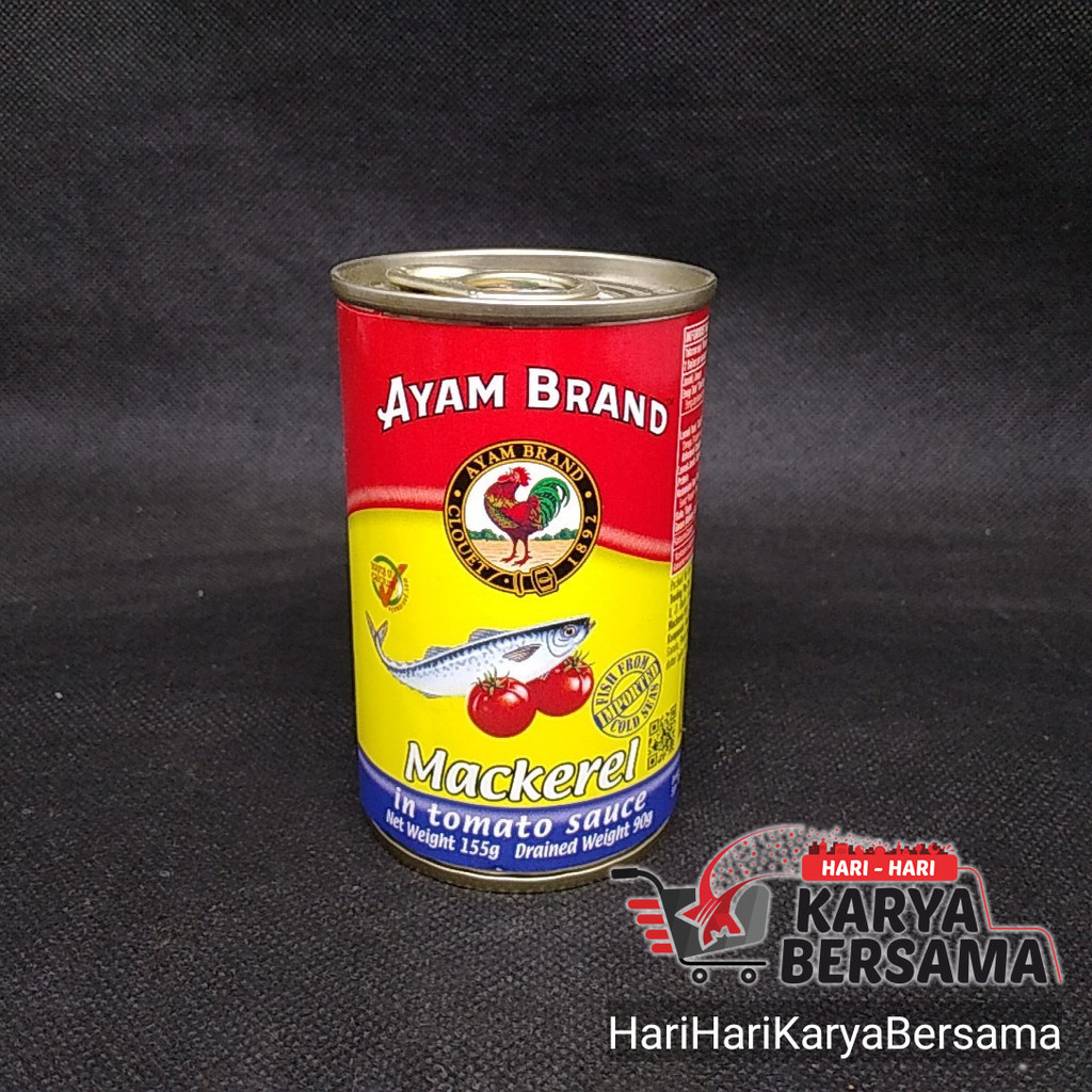 

MAKANAN KALENG AYAM BRAND MACKEREL 155GR