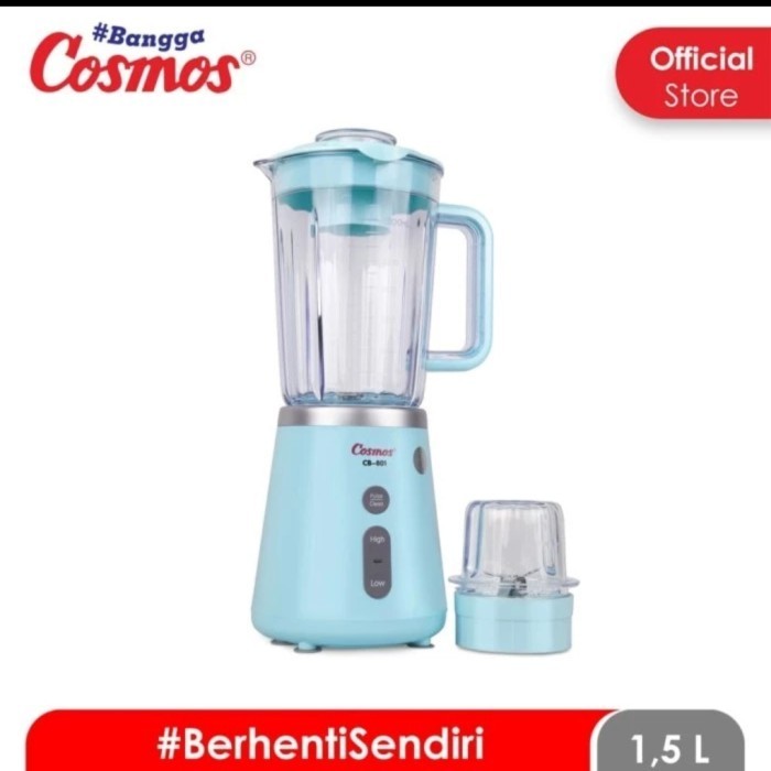 COSMOS Smart Blenz CB-801 BL Blender CB 801BL 1,5 Liter (Biru)