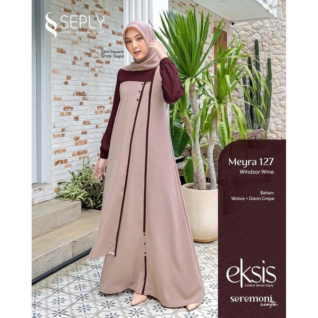 ETHICA Sarimbit Eksis Meyra 127 Gamis Modern Premium Wanita