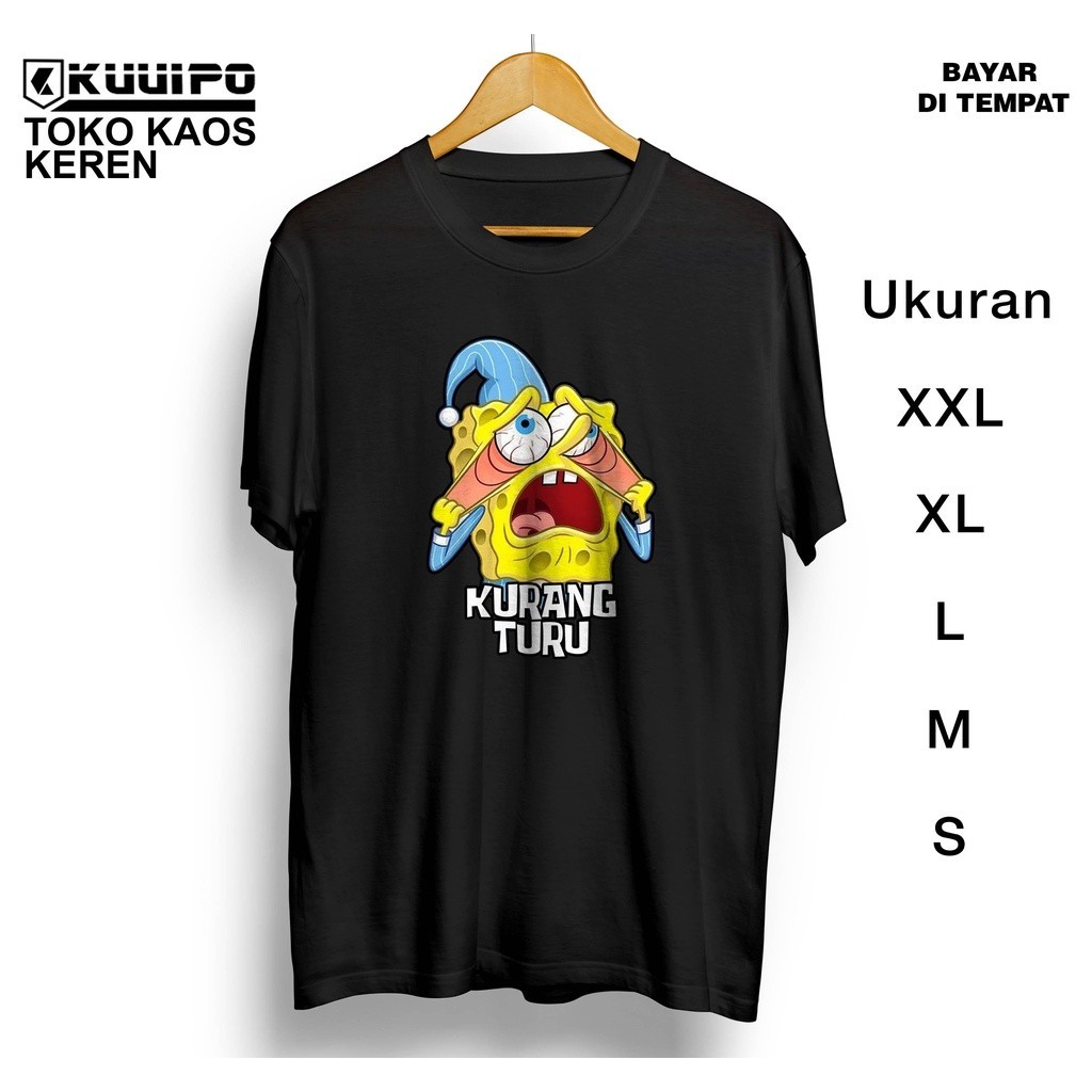 CAB (CAB) Kaos Distro Kurang Turu / Kaos Memes / Kaos Cowok / Kaos Cewek