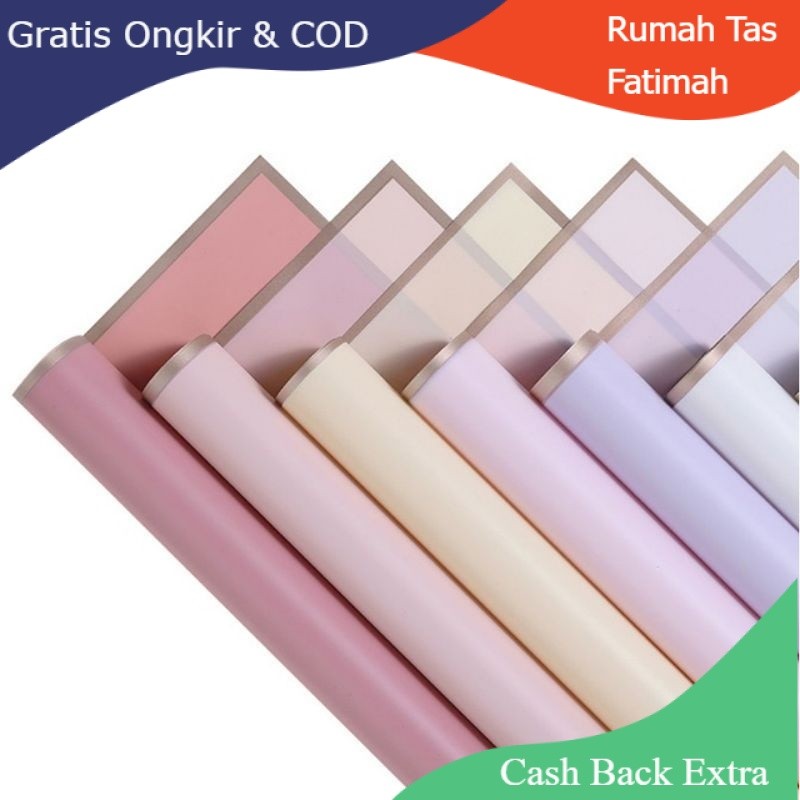 

Promo Kertas bucket 1 pak / Flower Wrapping Gold Marble Cellophane Dekorasi Hias Buket Bunga By Rumah Tas Fatimah