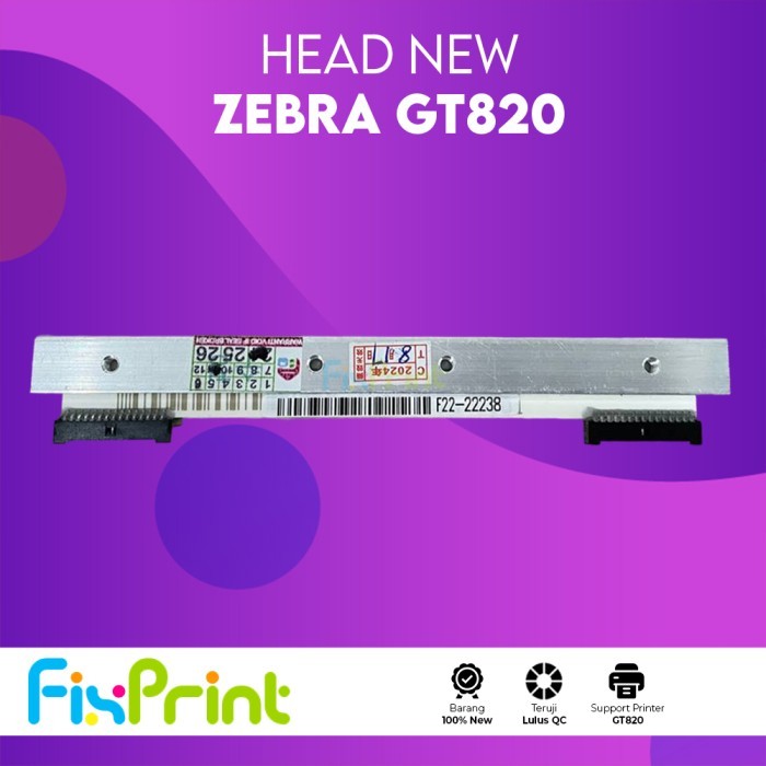 Fixprint Print Head Barcode Printer Zebra GT820 ZD220T ZD230 GC420T ZD888T Printhead Thermal Zebra G