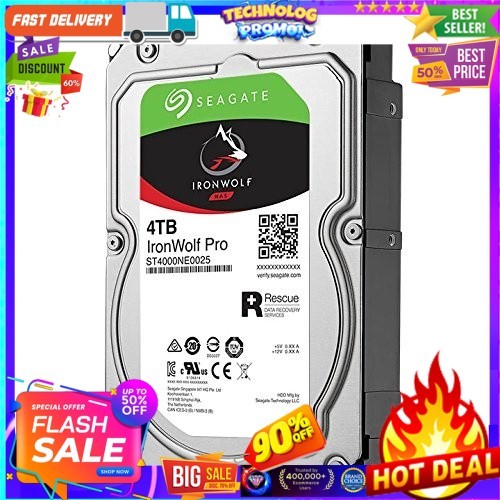 Hardisk Seagate 4TB For NAS - IronWolf Series