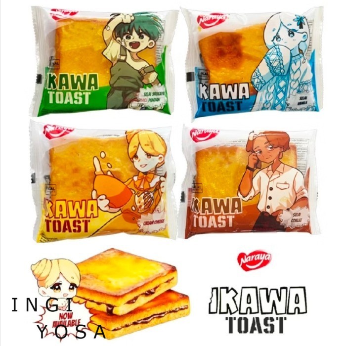 

Ikawa Toast 60 gr / roti ikawa toast / roti