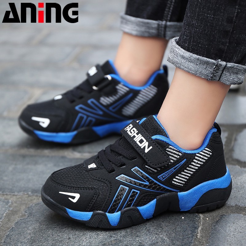 KBX71 ANING ANINGBOY-Sepatu Sneakers Casual Bahan Mesh Breathable Nyaman untuk anak laki-laki