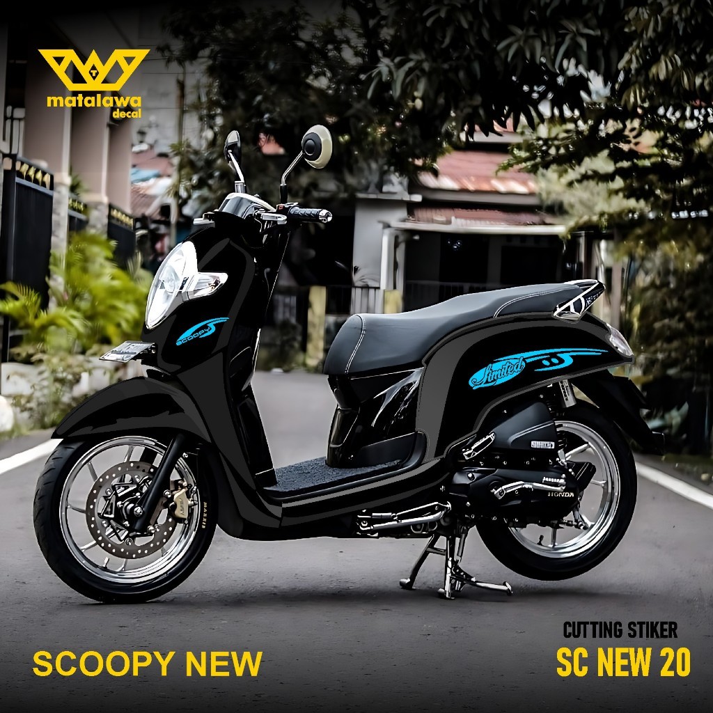 Sticker Cutting All Bodi Scoopy Stiker Timbul Full Set 2017 2018 2019 2020 2021 2022 2023 KODE 20