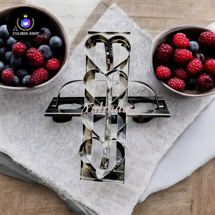 cetakan kastengel bentuk love/cetakan kue kering kastengel/kue kering/kue karakter ko