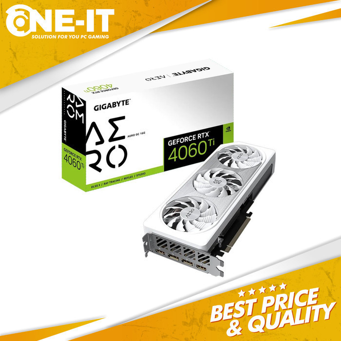 VGA Gigabyte GeForce RTX 4060 Ti AERO OC 16G 16GB GDDR6
