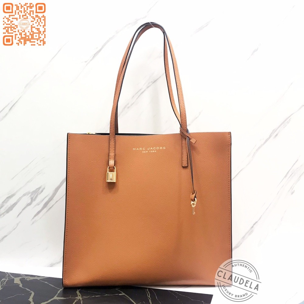 Marc Jacobs Large Grind Tote Bag in Smoked Almond