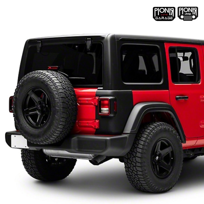 Pelindung Body Mobil Stoplamp Tangki Bahan Bakar Bushwacker Trail Armor Rear Corner Covers 2-Piece S