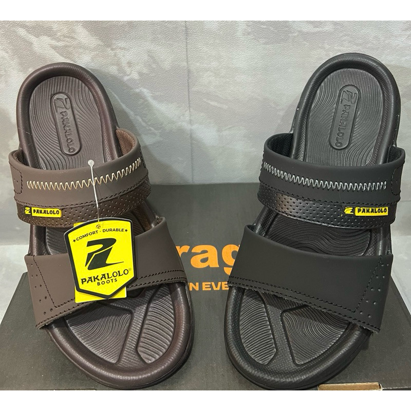 PAKALOLO-sandal slop pria kulit asli original