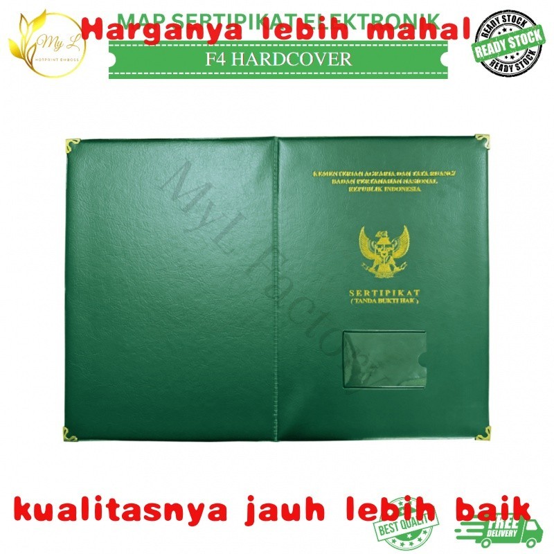 

Halus MAP F4 SERTIPIKAT ELEKTRONIK GARUDA / COVER SERTIFIKAT TANAH / SAMPUL SERTIPIKAT RUMAH BARU