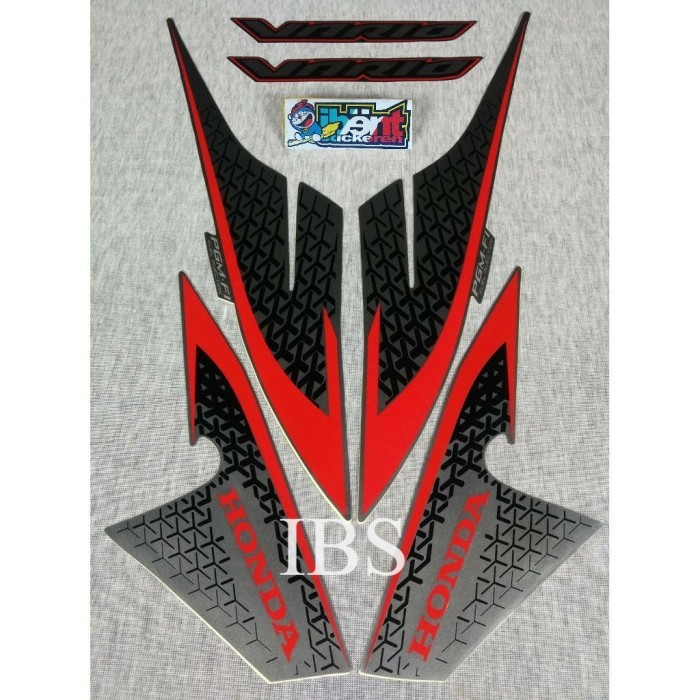 STRIPING VARIO 110 FI GRAY ABU ABU DOFF MATTE 2017 STANDAR HONDA POLET