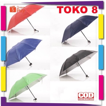 [PREMIUM ORIGINAL] PAYUNG LIPAT POLOS / PAYUNG LIPAT 2 WARNA / PAYUNG LIPAT PRAKTIS / PAYUNG PANAS /