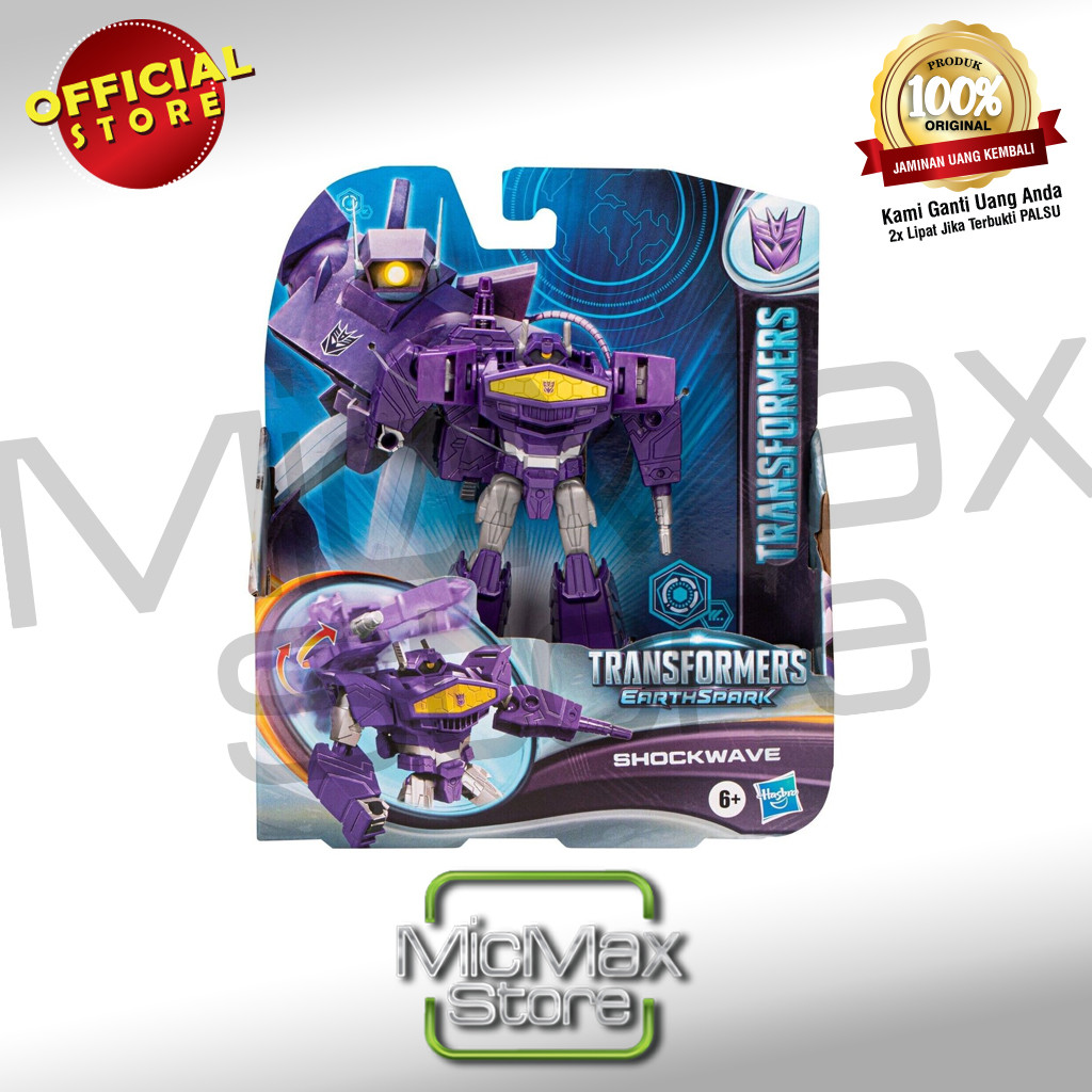Transformers Earthspark Warrior Shockwave Original F8577