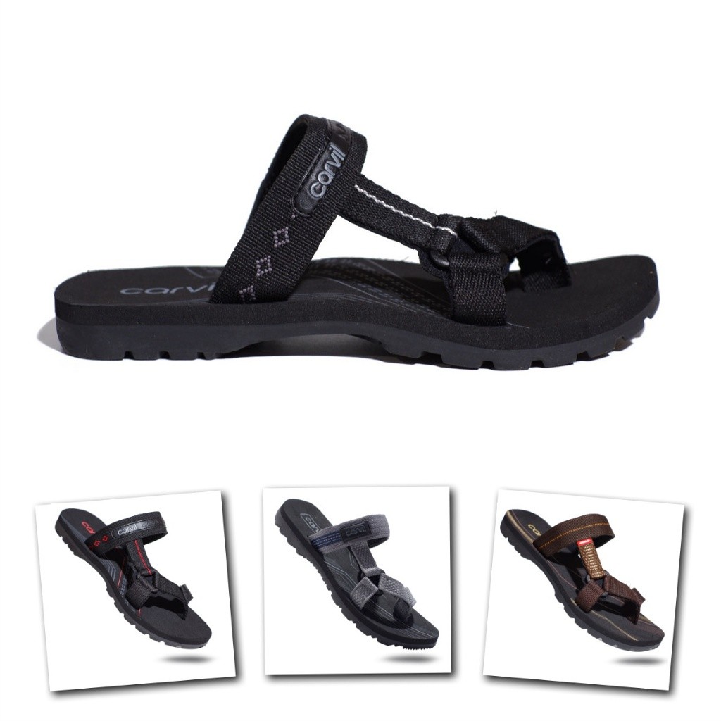 Carvil spextra cowok sendal pria original kekinian sandal laki-laki dewasa terbaru 38-44 /Sandal New