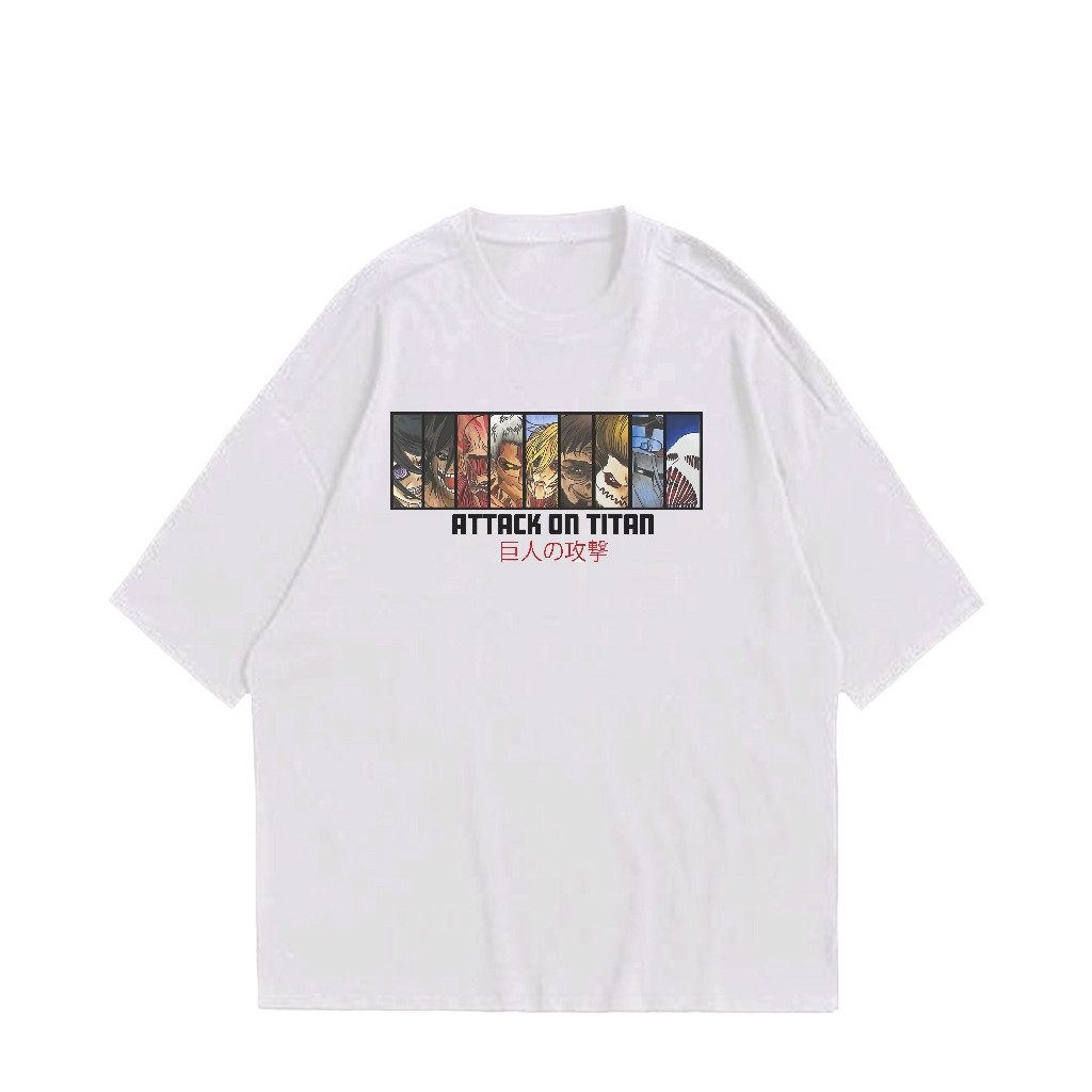 Kaos Attack on titan  | Baju Anime
